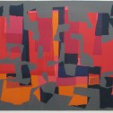 Anne Wall Thomas, August Red, 1969 serigraph 18 x 27.5