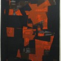Anne Wall Thomas, Tilt to the Top, 1977 serigraph 29 x 20