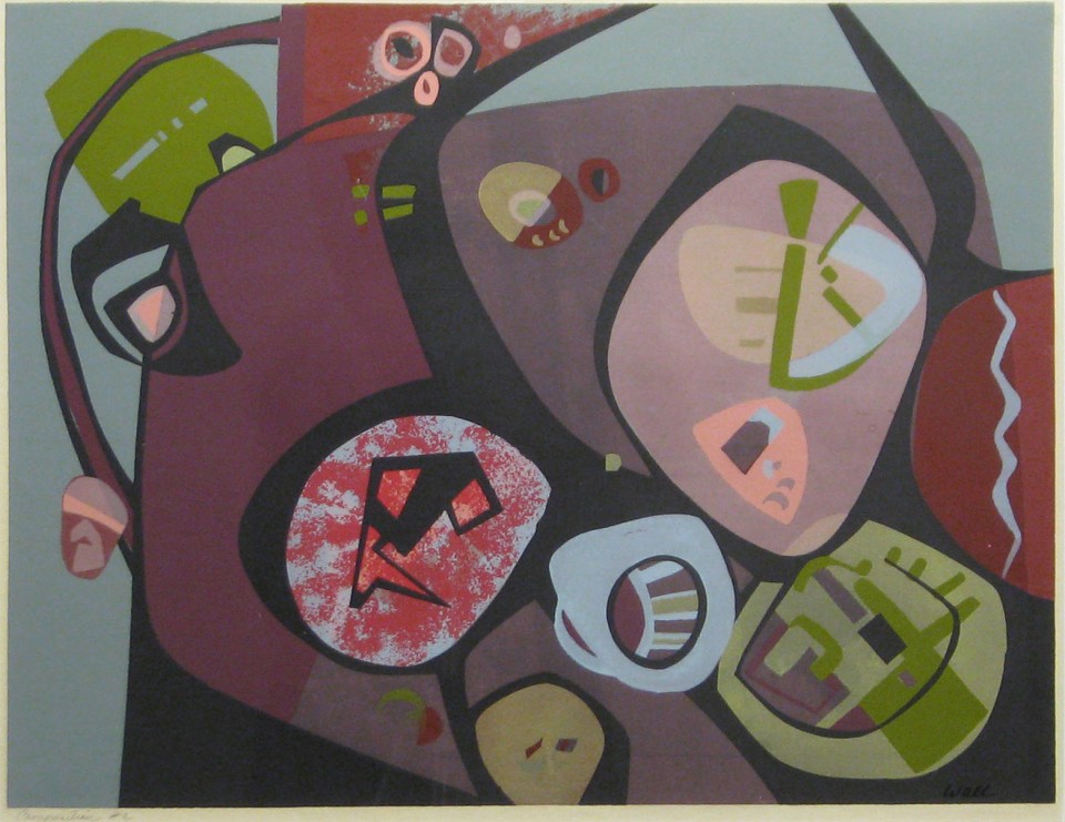 Composition No. 2, 1960
serigraph
16 x 21
