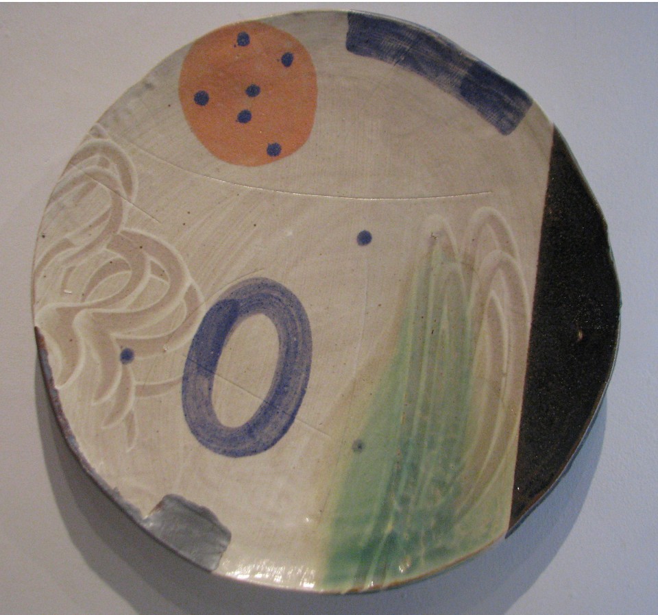In-Chin Lee, Platter, porcelain, 17 x 17 x 2