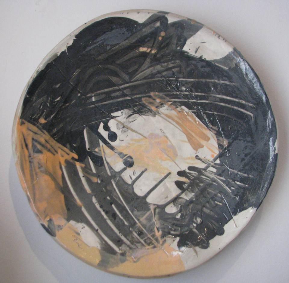 In-Chin Lee, Platter, porcelain, 16.5 x 16 x 2
