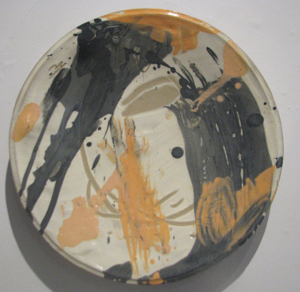 In-Chin Lee, Platter, stoneware, 15.25 x 15