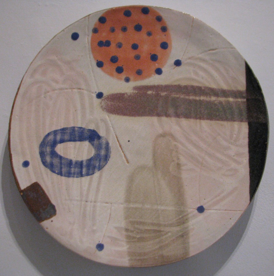 n-Chin Lee, Platter, stoneware, 17 x 17 x 2