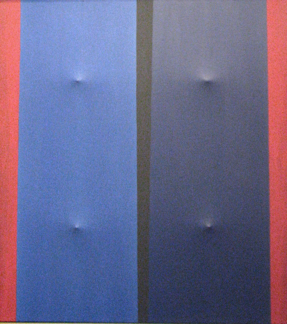 Robert Barnard, Points, Acrylic on Canvas, 36 x 32