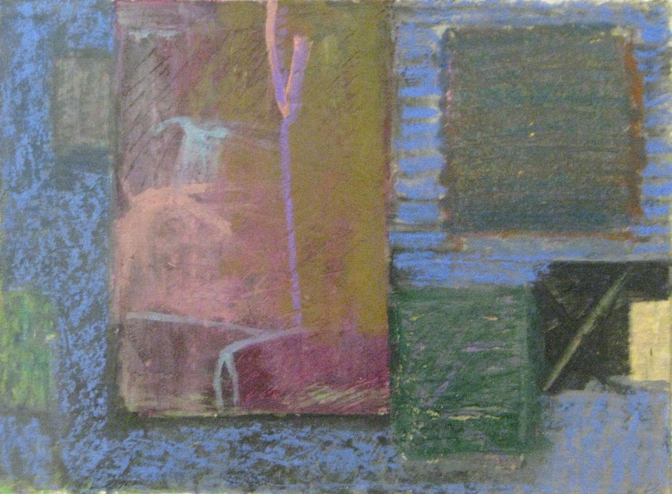 George Bireline, October 16, 1999, acrylic on paper, 9 x 12 inches