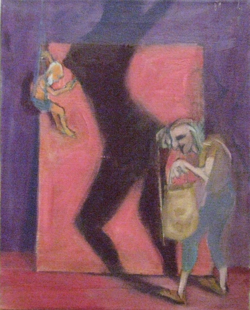 George Bireline, Oblivion, acrylic on canvas, 20 x 16 inches
