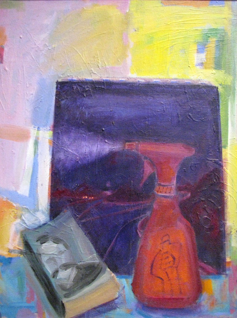 George Bireline, Nite Spray, 1997, acrylic on canvas, 21.5 x 16.5 inches