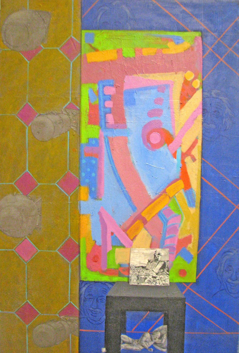George Bireline, Glory, 2000, acrylic on canvas, 40 x 27 inches