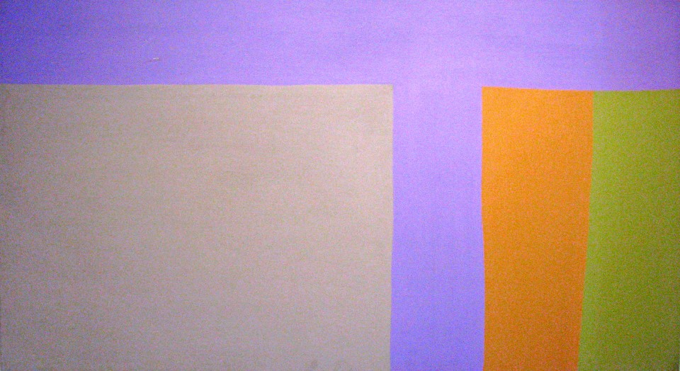 George Bireline, Gray Color Field, cir. 1972, acrylic on canvas, 40 x 72 inches