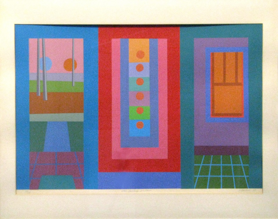 Door, Painting, Window, 1980
Serigraph