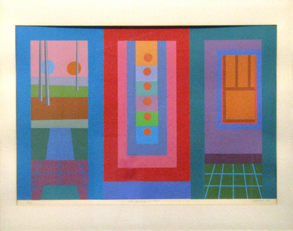 Door, Painting, Window, 1980
Serigraph