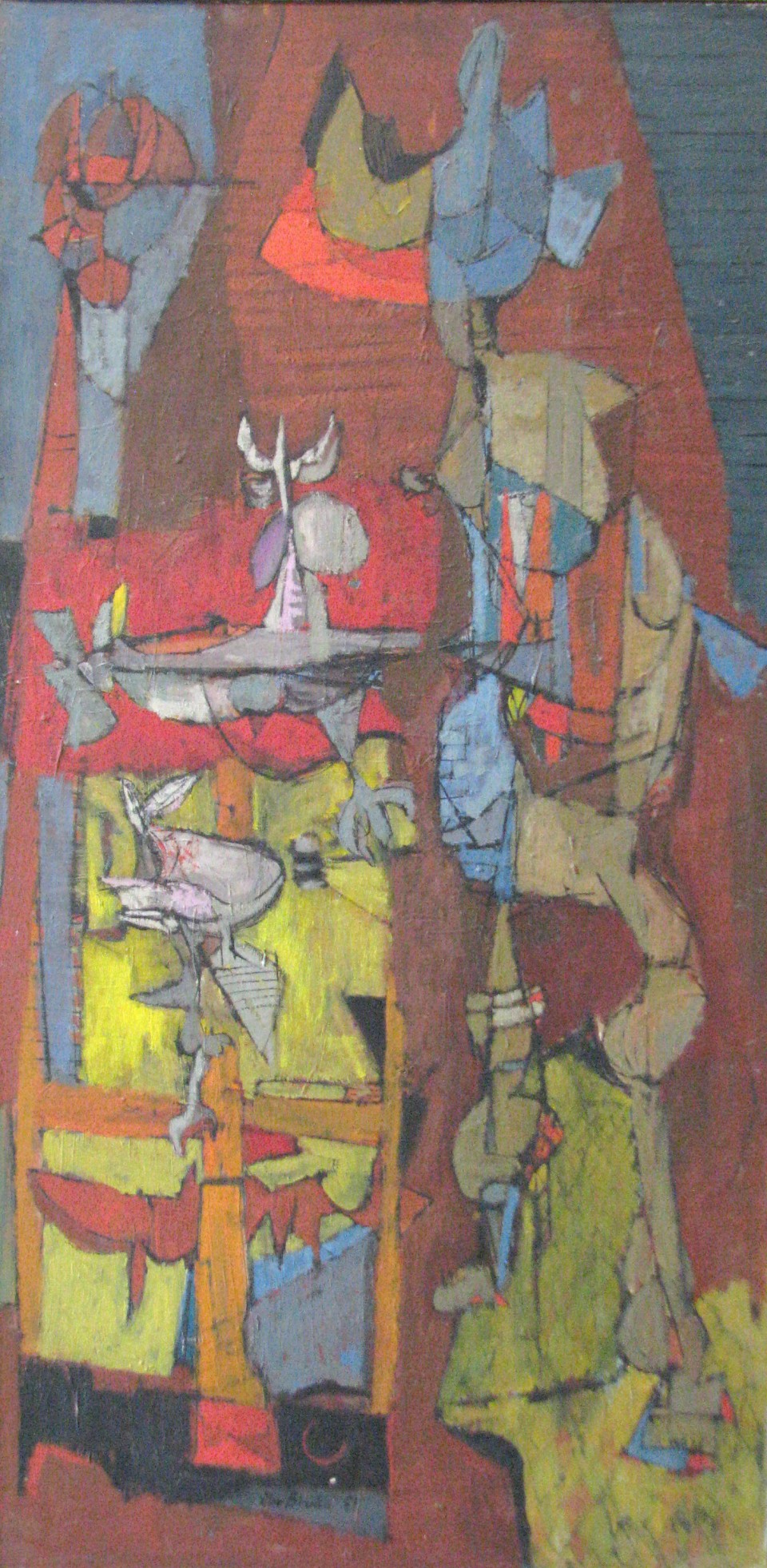 Figural Abstraction, 1951
Oil on Panel