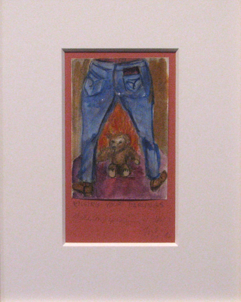 Killing Your Darlings, 1996
Acrylic on Paper