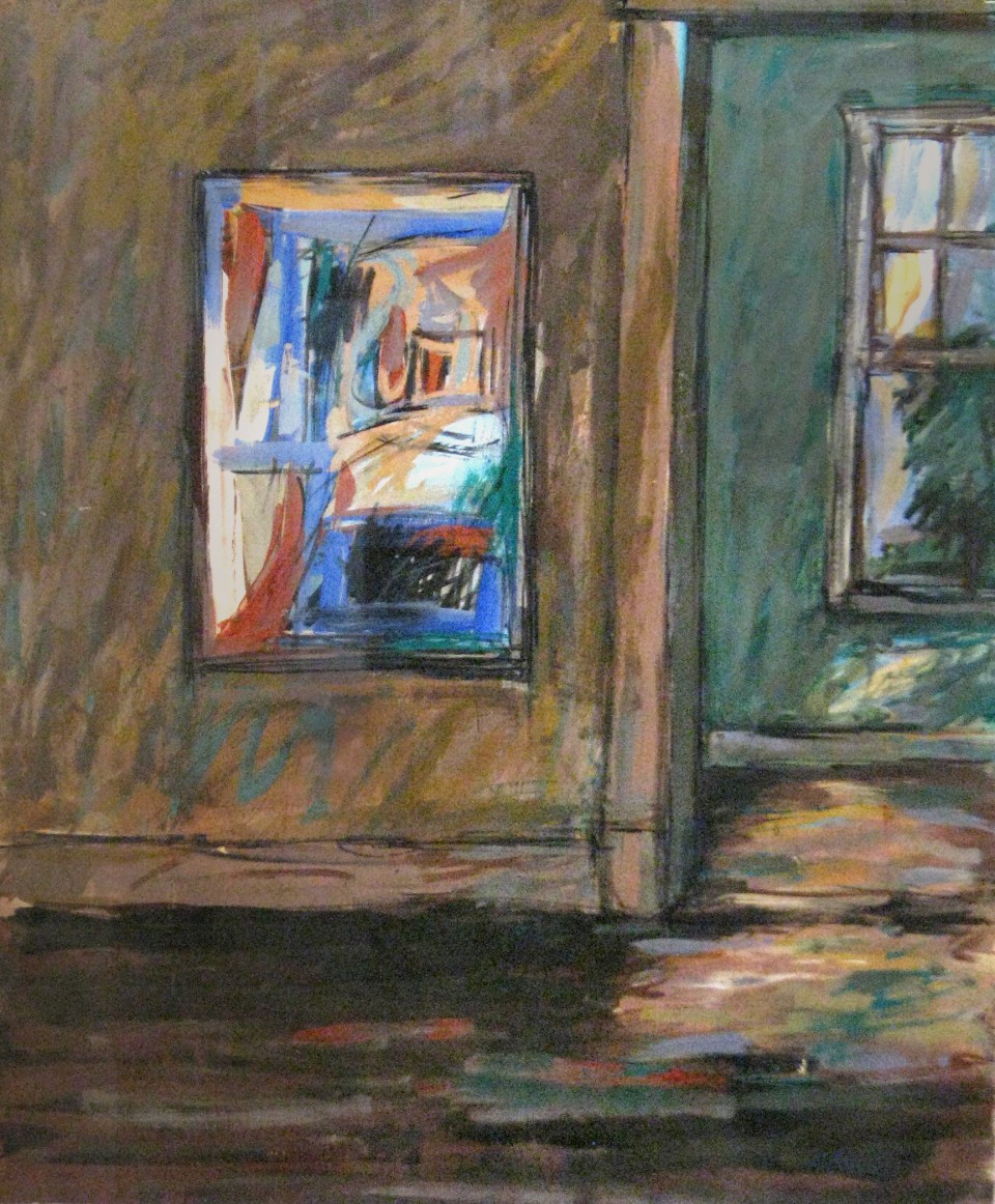Window Painting, Ca. 1976
Oil on Paper