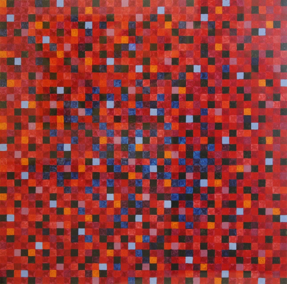 Caldera
1997,
acrylic on paper,
35x35.5
