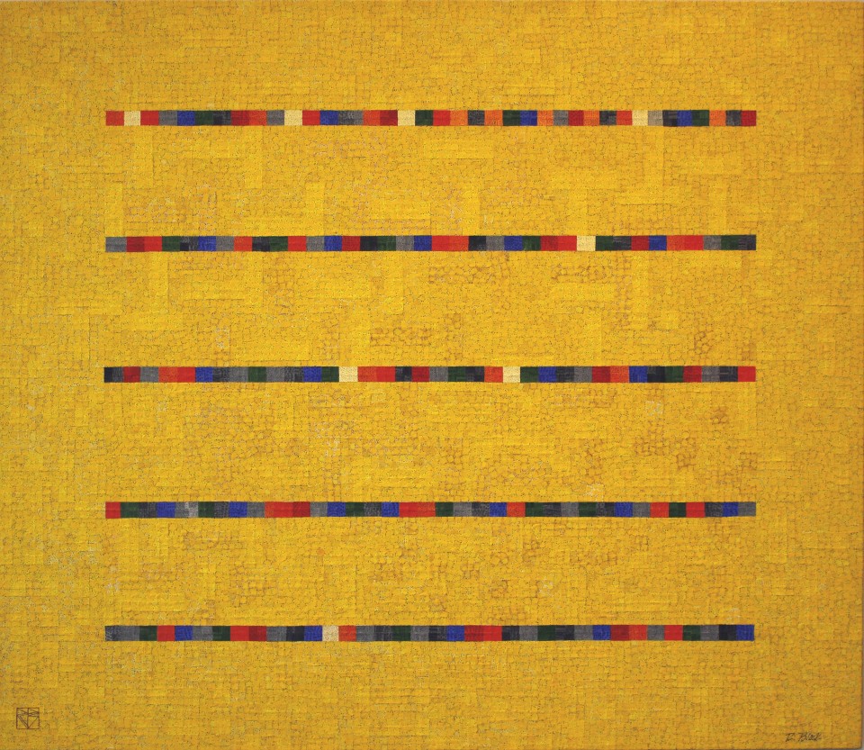 Enrcryption,
1983,
42 x 48,
acrylic on canvas
 