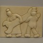 Tom Otterness - Men with Spanner Wall Hanging