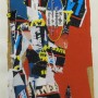 Anne Wall Thomas, Parisian Red, 1993 collage 15 x 10