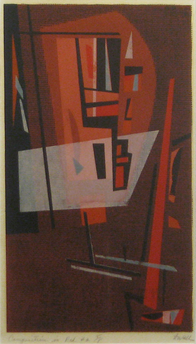 Composition in Red No. 2, 1960
serigraph
15 x 8.5
