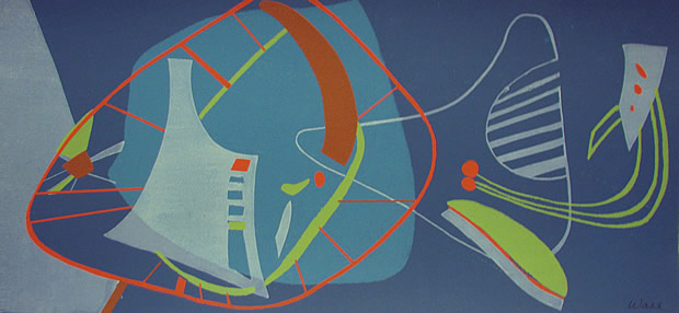 Forms in Space, 1950
serigraph
8 x 16.75
