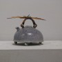 Fong Choo - Purplish Domed Dragon Teapot