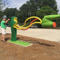 Robert Howard Sculpture moved to Dock 1053